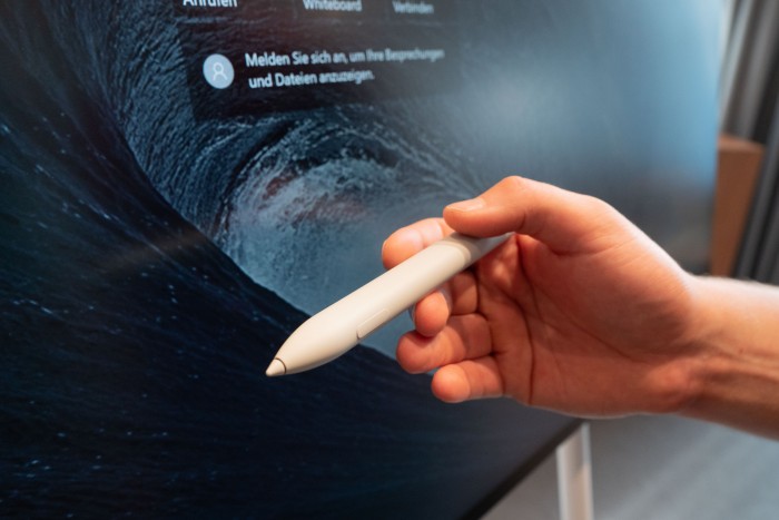 Der Stift ist batteriebetrieben. (Bild: Heiko Raschke/Golem.de)